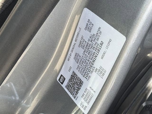 2022 Chevrolet Colorado ZR2