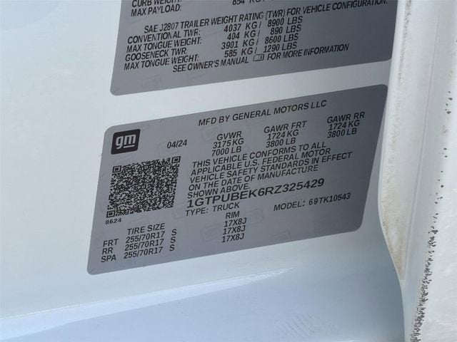 2024 GMC Sierra 1500 SLE