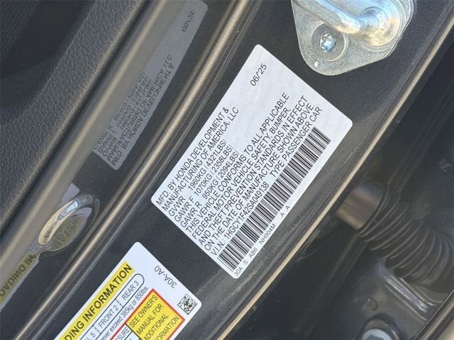 2025 Honda Accord Sedan SE