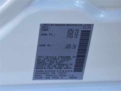 2025 Nissan Altima SR FWD