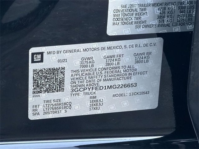 2021 Chevrolet Silverado 1500 LT Trail Boss