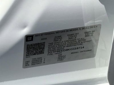 2019 GMC Sierra 1500 AT4