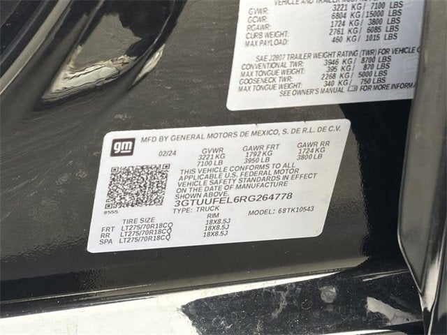 2024 GMC Sierra 1500 AT4X