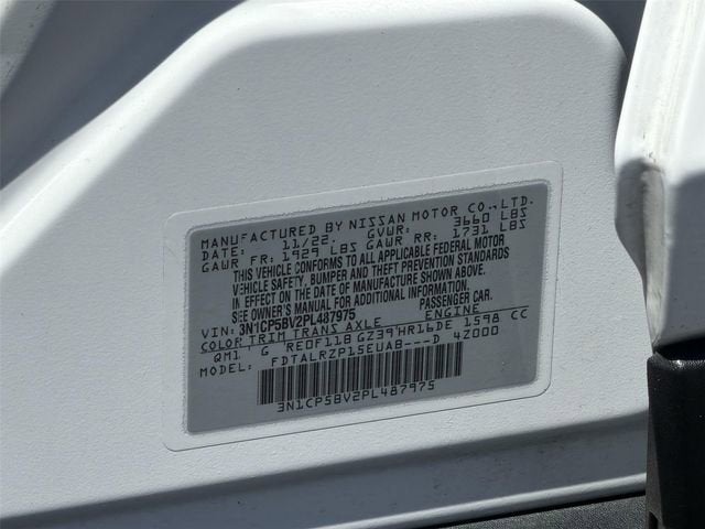 2023 Nissan Kicks S Xtronic CVT