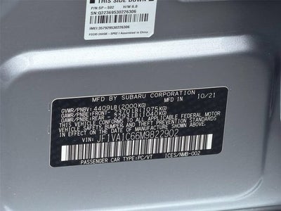 2021 Subaru WRX Premium