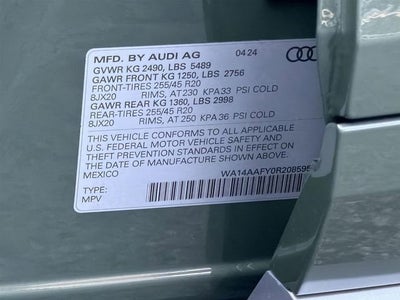 2024 Audi Q5 Sportback Premium 45 TFSI S line quattro S tronic