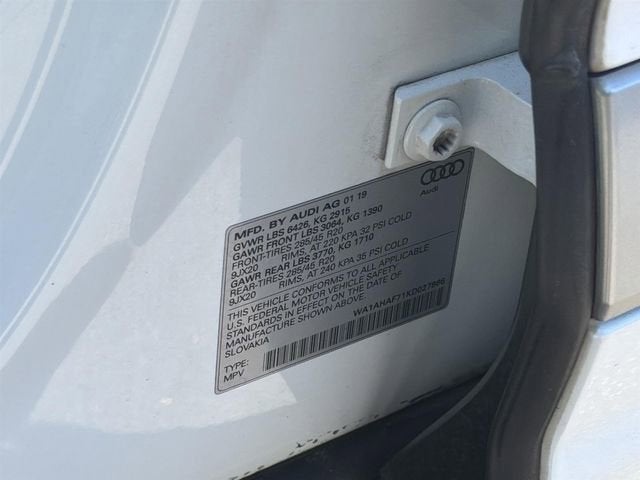 2019 Audi Q7 45 SE Premium