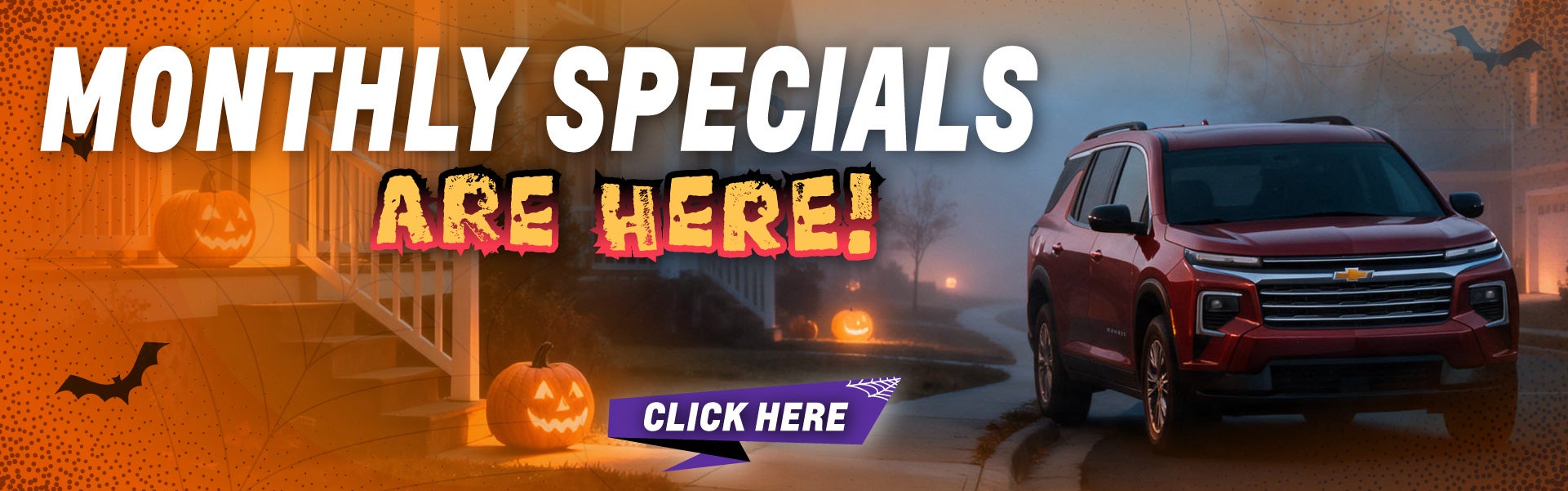Monthly Specials Are Here!