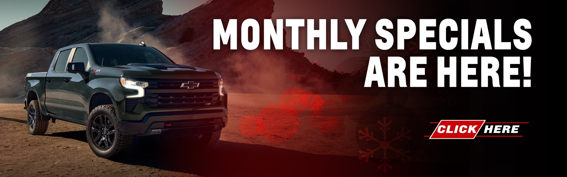 New Monthly Specials