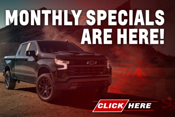 New Monthly Specials