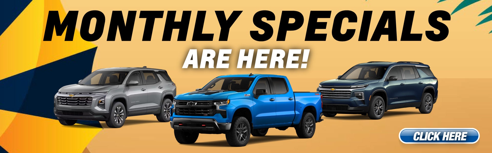 Monthly Specials Are Here