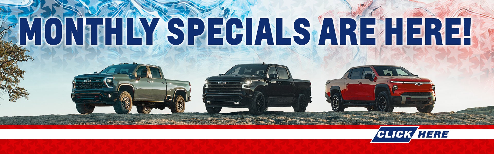 Monthly Specials Page