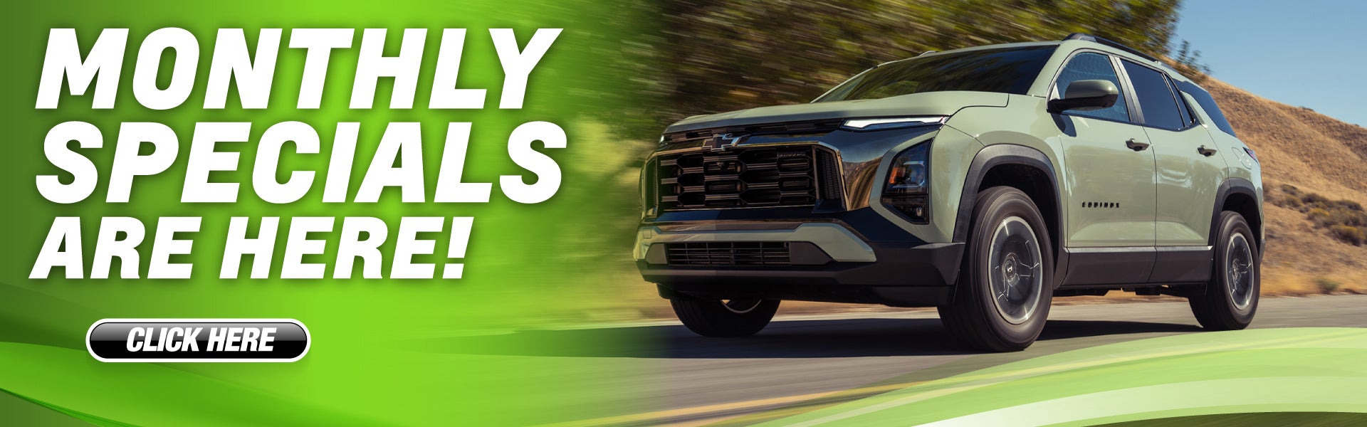 Monthly Specials Are Here