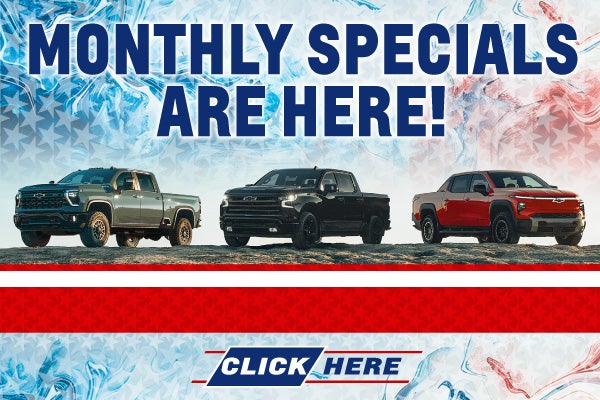 Monthly Specials Page